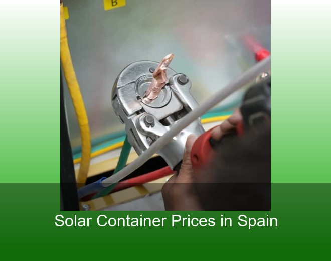 Solar Container Prices in Spain